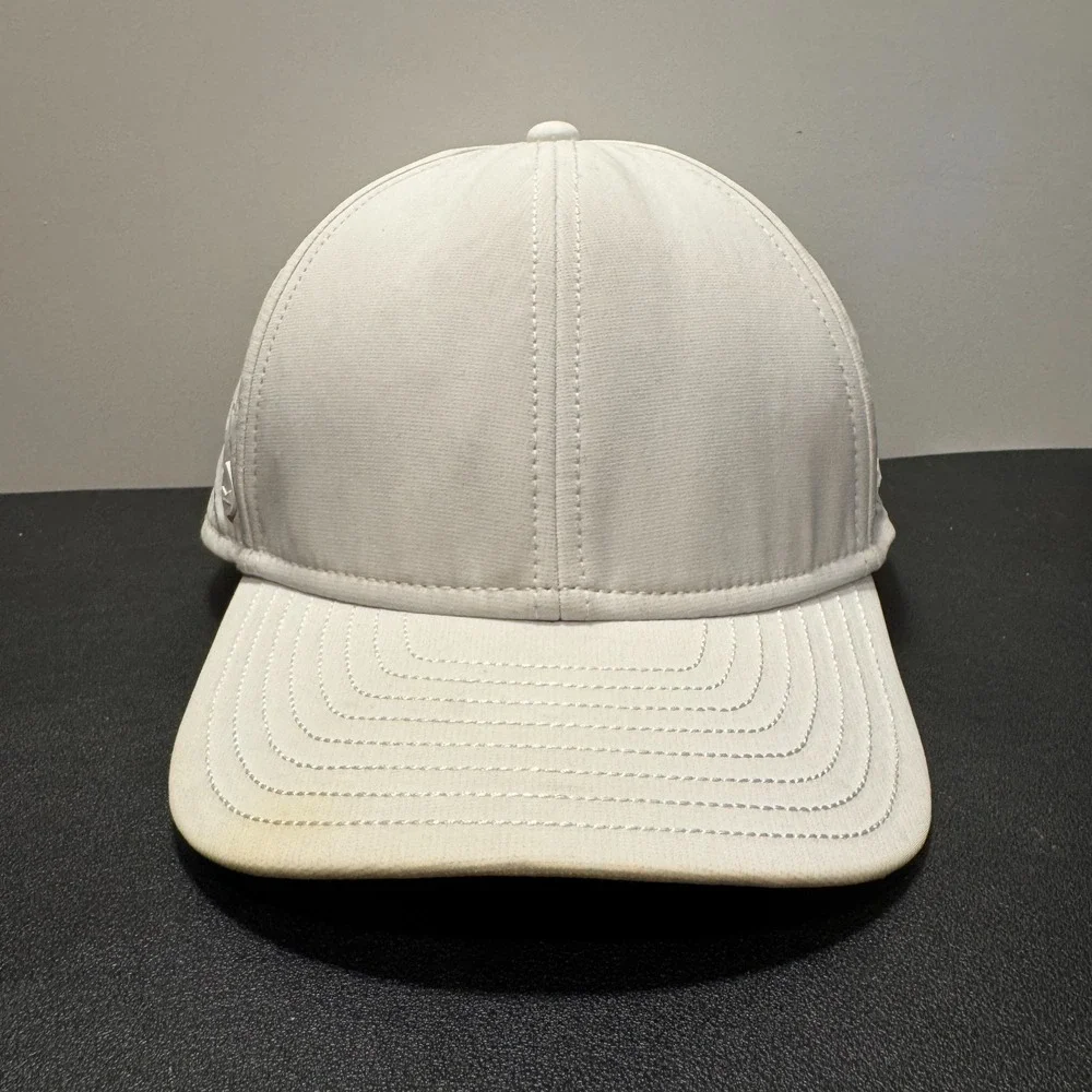 Melin Hat Cap Mens S-M White Hydro A Game Snapback Mesh Performance‎ Surf Cap